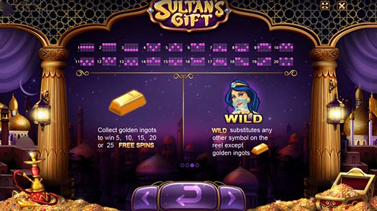 آموزش بازی هدیه سلطان Sultan’s Gift در سایت شرط بندی